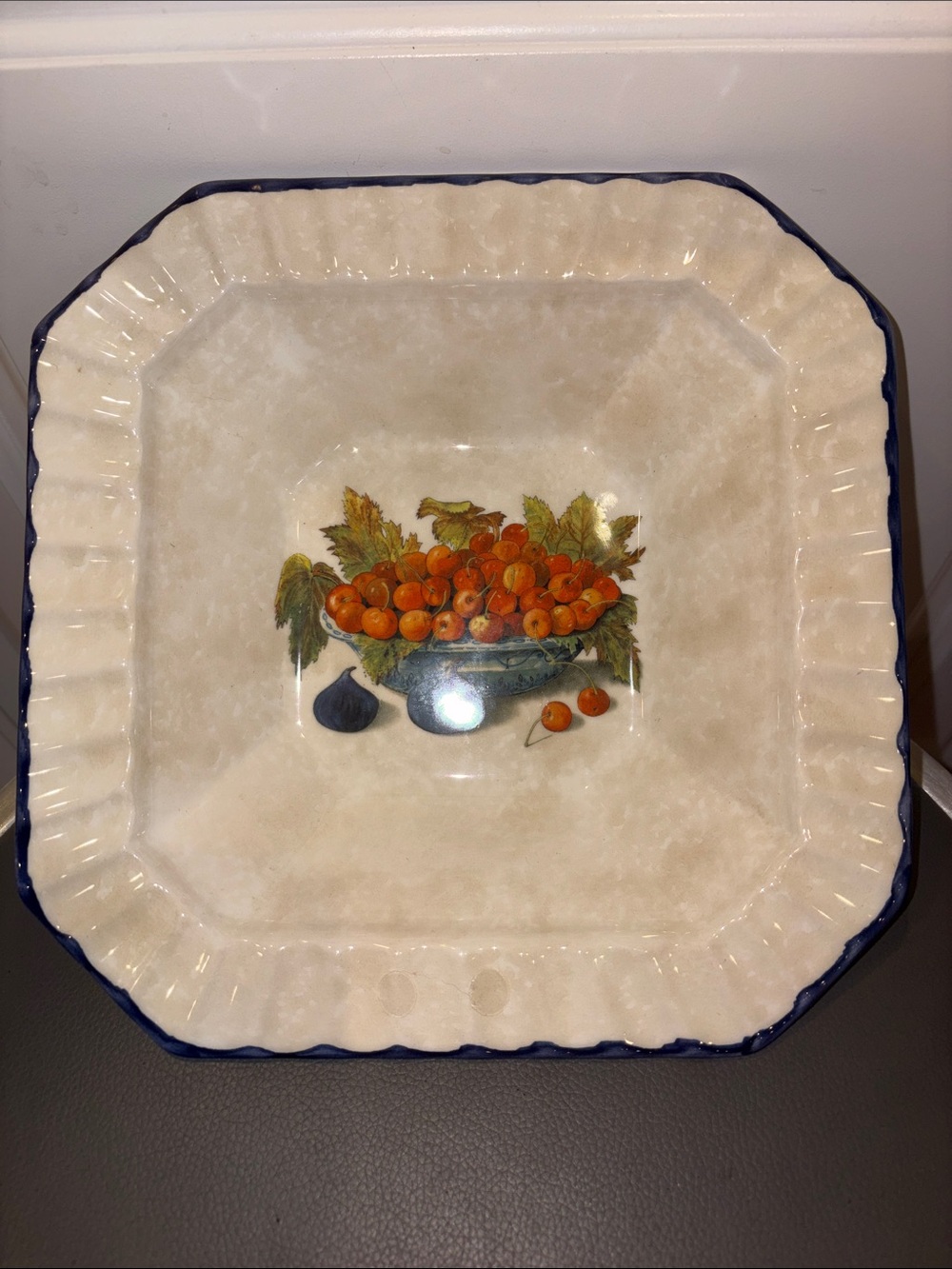 Ceramica Due Torri Serving Platter 9 1/2-in Made In Italy Garantito per Alimenti